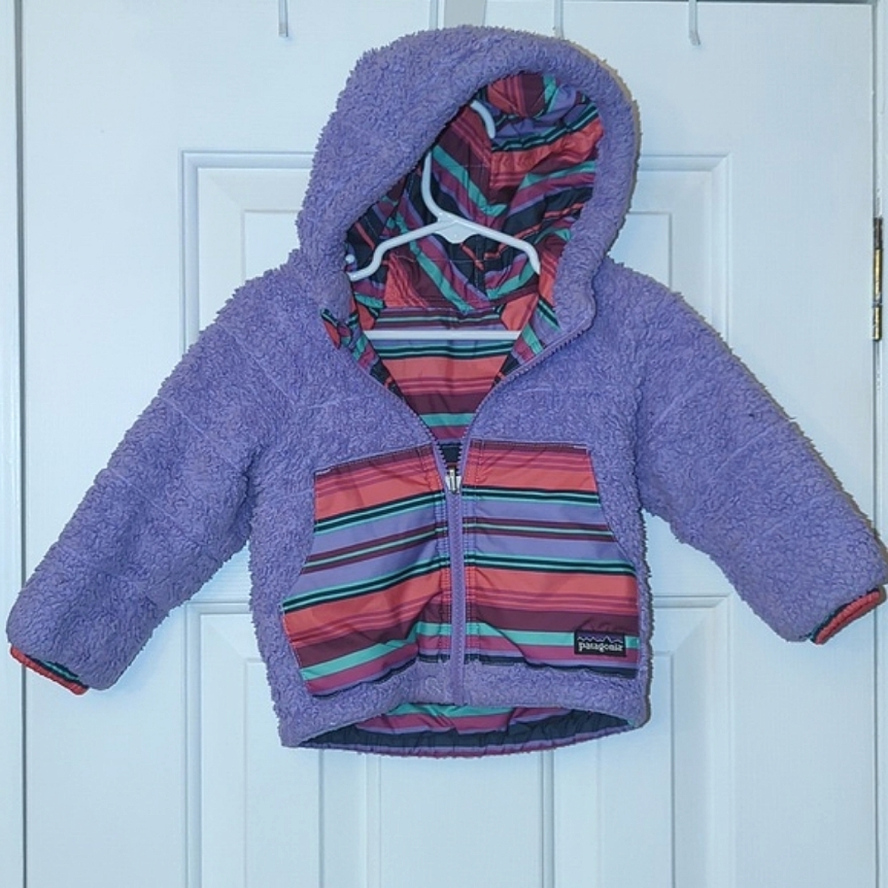 Patagonia Purple and Multicolor Kids Jacket